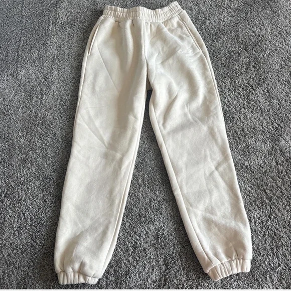 Comfrt Small Sweatpants Jogger Bone Cream Ivory - Picture 3 of 4